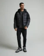 Alpyrex Tarax Puffer Jacket Asphalt Jet Black (1)